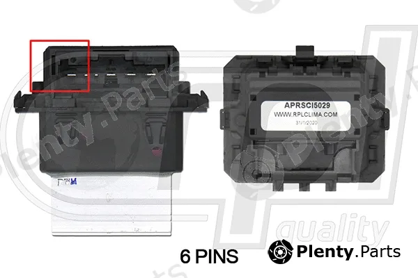 RPL Quality APRSCI5029 — Control Unit, air conditioning