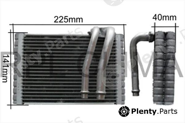 RPL Quality APEVFT0024 — Evaporator, air conditioning