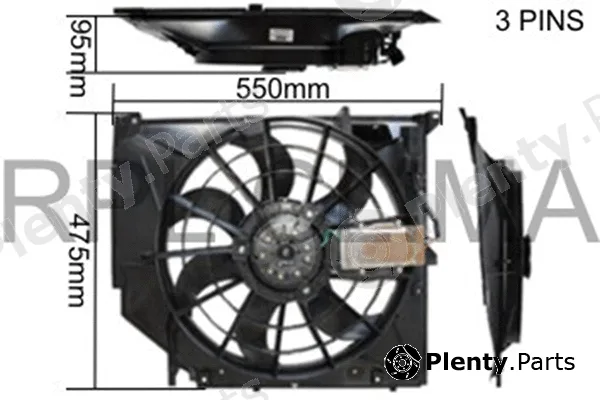 RPL Quality APELBW0005 — Fan, engine cooling