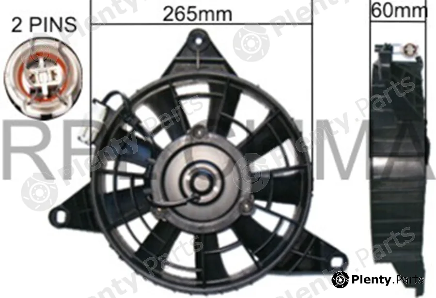 RPL Quality APELKI0005 — Fan, engine cooling
