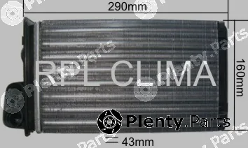 RPL Quality APCHPG1006 — Heat Exchanger, interior heating