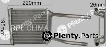 RPL Quality APCHOP1003 — Heat Exchanger, interior heating