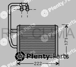 RPL Quality APCHKI1013 — Heat Exchanger, interior heating