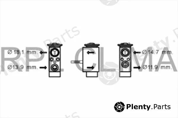 RPL Quality APVXBW0014 — Injector Nozzle, expansion valve