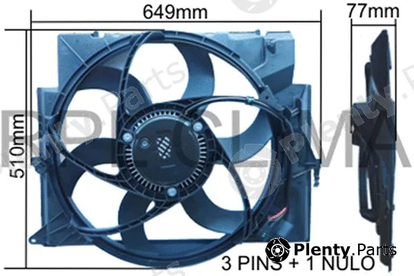 RPL Quality APELBW0017 — Fan, engine cooling