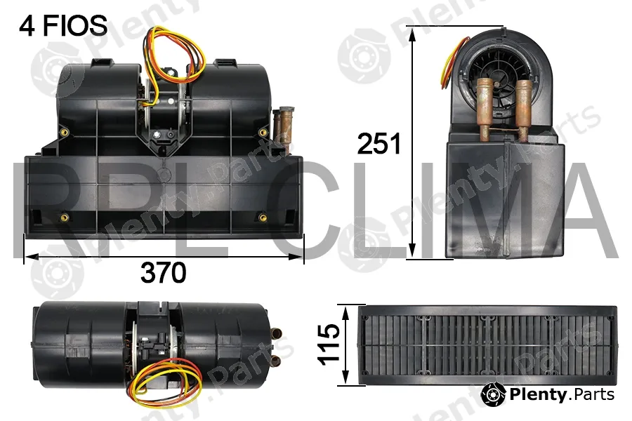 RPL Quality APCHUL0003 — Heat Exchanger, interior heating