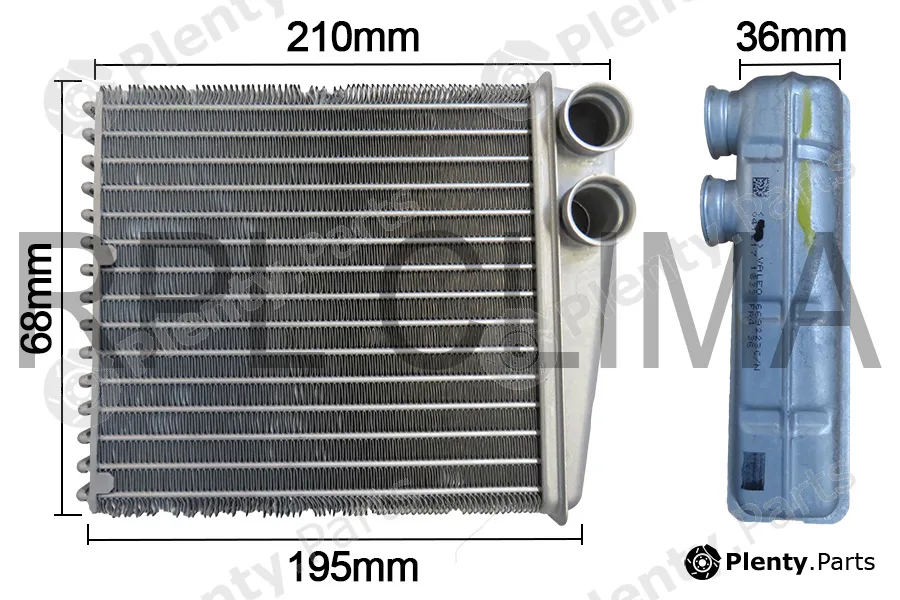 RPL Quality APCHNI0010 — Heat Exchanger, interior heating