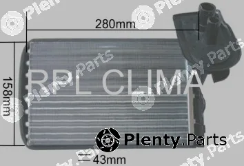 RPL Quality APCHRE1004 — Heat Exchanger, interior heating