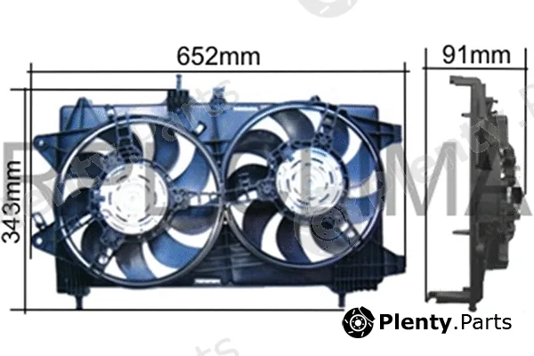 RPL Quality APELFT0022 — Fan, engine cooling