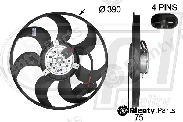 RPL Quality APELOP5060 — Fan, engine cooling
