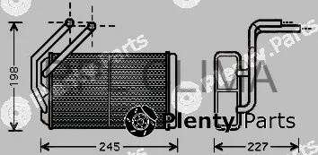 RPL Quality APCHRO1009 — Heat Exchanger, interior heating