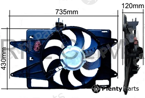 RPL Quality APELFT0027 — Fan, engine cooling