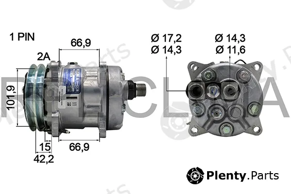 RPL Quality APCOSD0592 — Compressor, air conditioning