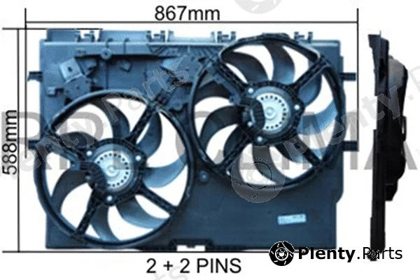 RPL Quality APELFT0064 — Fan, engine cooling
