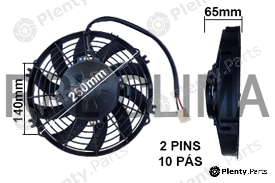RPL Quality APEL500912S — Fan, engine cooling