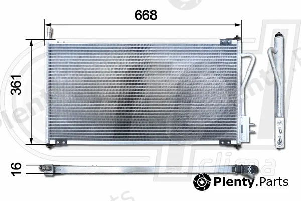 RPL Quality APCDFD5015 — Condenser, air conditioning