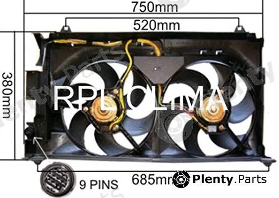 RPL Quality APELCI0009 — Fan, engine cooling