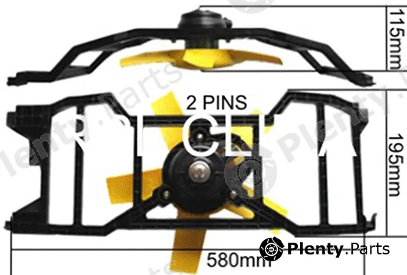 RPL Quality APELFD0027 — Fan, engine cooling