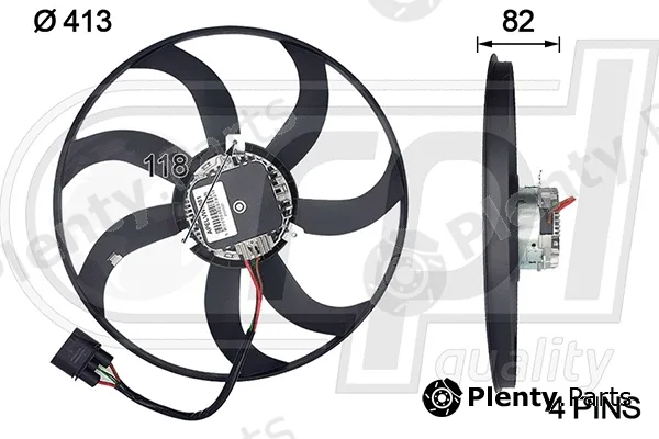 RPL Quality APELVW5081 — Fan, engine cooling