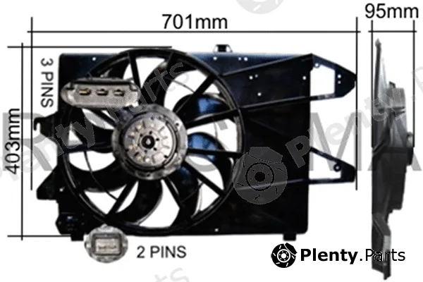 RPL Quality APELFD0009 — Fan, engine cooling