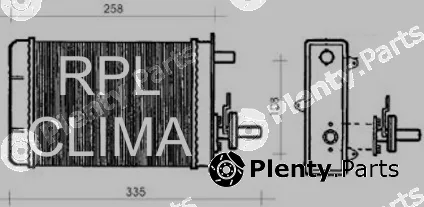 RPL Quality APCHFT1012 — Heat Exchanger, interior heating