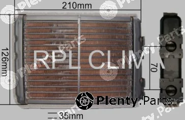 RPL Quality APCHNI1002 — Heat Exchanger, interior heating