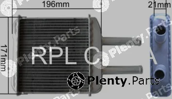 RPL Quality APCHDW1001 — Heat Exchanger, interior heating