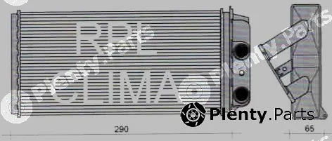 RPL Quality APCHFT1021 — Heat Exchanger, interior heating