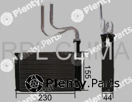 RPL Quality APCHFD1010 — Heat Exchanger, interior heating