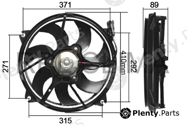 RPL Quality APELCI5017 — Fan, engine cooling