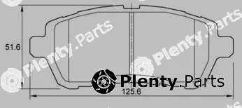 MTR MT585 — Brake Pad Set, disc brake