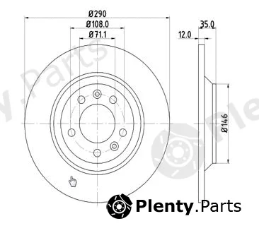 MTR 12108562 — Brake Disc