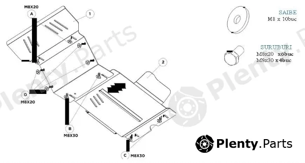 MTR MT049 — Engine Guard/Skid Plate