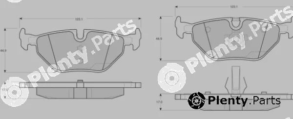 MTR MT447 — Brake Pad Set, disc brake