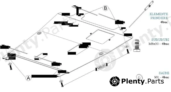 MTR MT041 — Engine Guard/Skid Plate