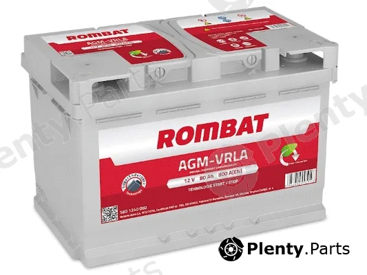 MTR 12119164 — Starter Battery ROMBAT AGM