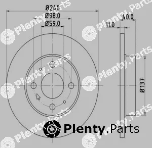 MTR 12108575 — Brake Disc