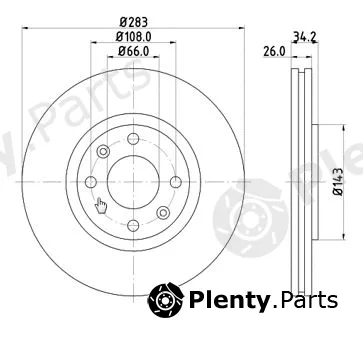 MTR 12108561 — Brake Disc