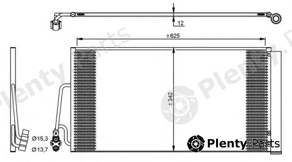 MTR 12133775 — Condenser, air conditioning