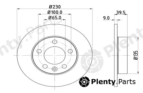 MTR 12108422 — Brake Disc
