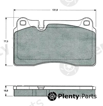 MTR MT471 — Brake Pad Set, disc brake