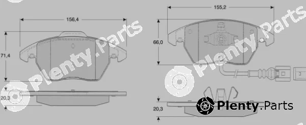 MTR MT453 — Brake Pad Set, disc brake