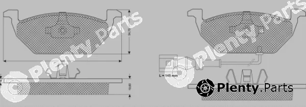 MTR MT446 — Brake Pad Set, disc brake