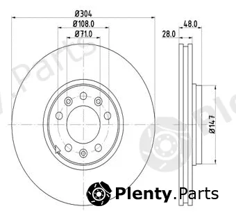 MTR 12108563 — Brake Disc