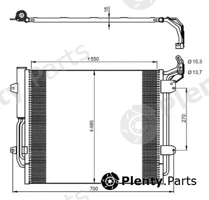 MTR 12133781 — Condenser, air conditioning