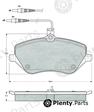 MTR MT602 — Brake Pad Set, disc brake