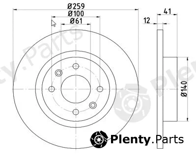 MTR 12108507 — Brake Disc