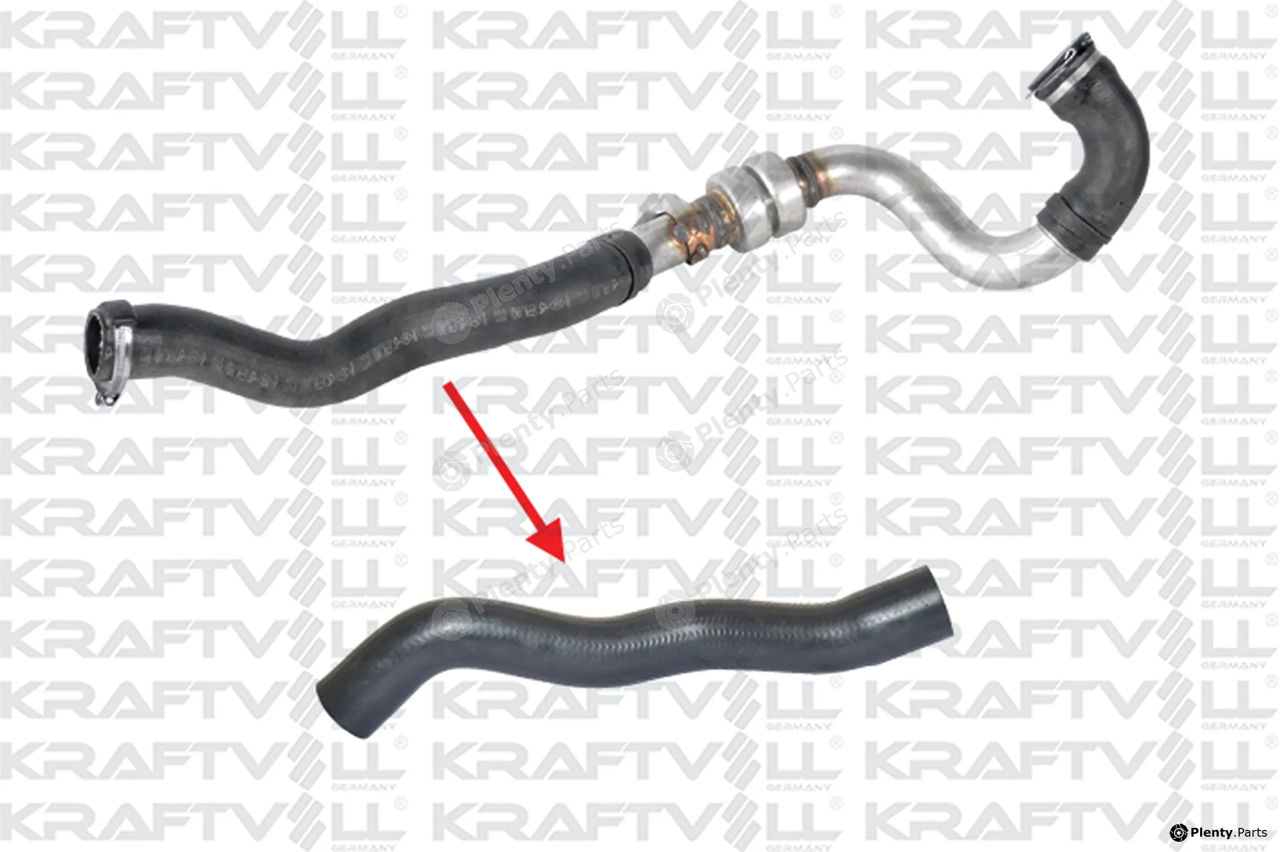 Kraftvoll Germany 10030615 — Charge Air Hose