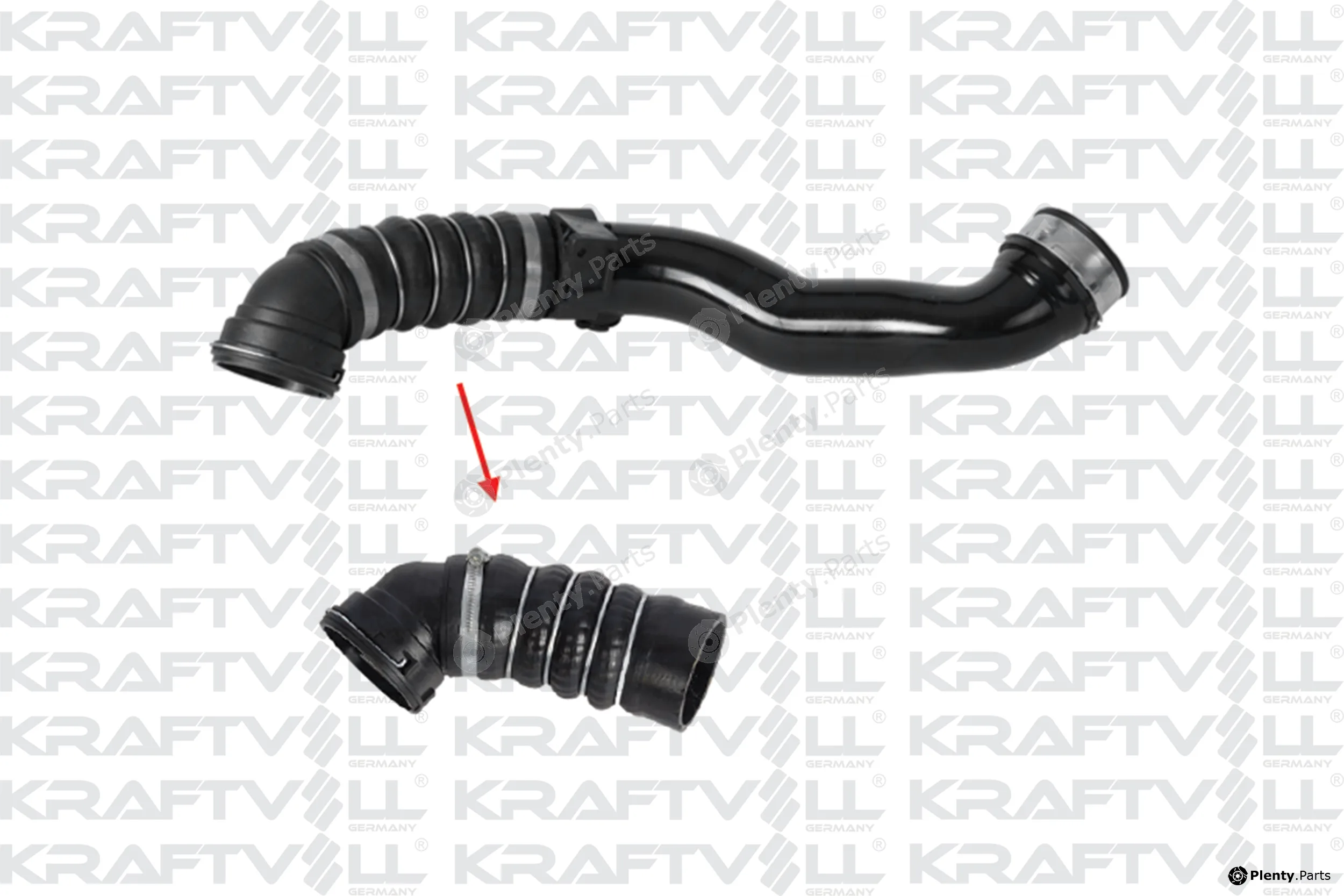 Kraftvoll Germany 10033656 — Charge Air Hose