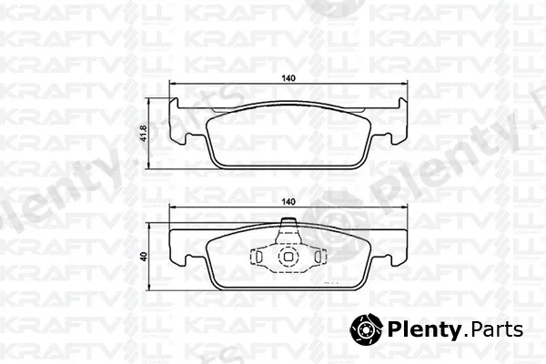 Kraftvoll Germany 07010067 — Brake Pad Set, disc brake